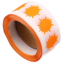 500St Duurzame Fluorescente Label Stickers Voor Vlakken