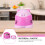 1Table Dust Collector Roze Plastic Mini Stofzuiger Voor Bureau 6