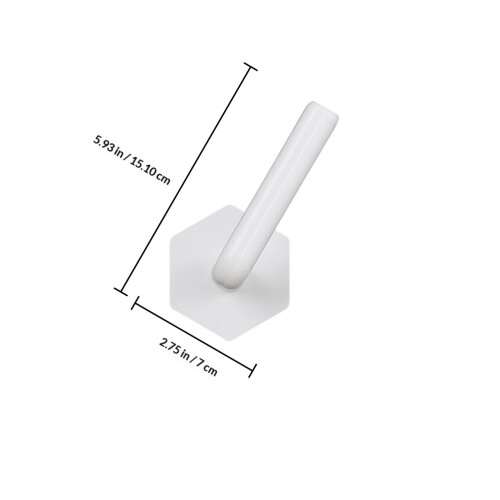 10St Witte Opberg- En Jashaken ABS Materiaal 1