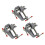 Bench Vise Multi-Function Micro-Type Small Jeweler Hobby Clamp Bench Flat-Nose Vise Tool Vise 1