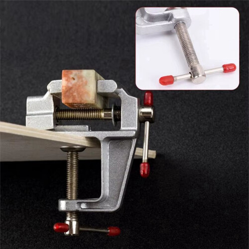 Bench Vise Multi-Function Micro-Type Small Jeweler Hobby Clamp Bench Flat-Nose Vise Tool Vise 2