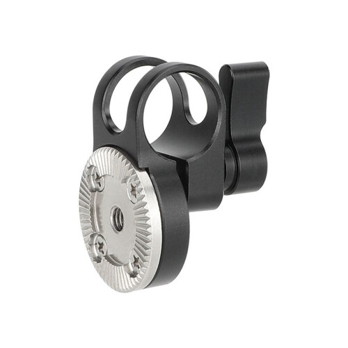 Camera Rod Clamp with -Style Rosette M6 19mm Studio System Rod Clamp for Enhanced Camera Stability and Precision A
