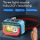LED Headlamp Motion Sensor Headlight USB Rechargeable 3 Light Source Fishing Lantern   Emergency Flashlight 3