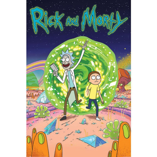 Rick And Morty Rick And Morty Portal Poster