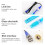 Ph Sensor Electrode 0-14 Ph Controller Electrode Probe Bnc Connector Replacement Kit for Aquarium 7