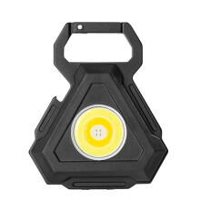 COB Flashlight Super Bright Keychain Light Outdoor Emergency Camping Pocket Light with Tail Magnet Hook