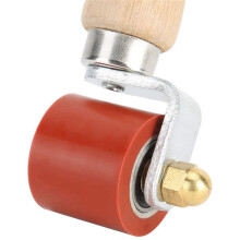 2X Hand Pressure Roller, 28mm Silicone Pressure Roller Rolle for PVC/TPO/EPDM Roofing Tools Flooring Tools Welding Tool