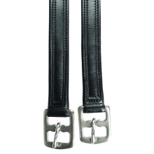 (56in, Black) Hy Supersoft Leather Horse Stirrup Leathers