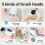 Electric Bath Brush Lazy Back Scrub Bath Scrubbing Brush Automatic Back Scrub Bath Brush with Long Handle 6