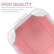 1St Roze Plastic Valse Opbergdoos Duurzaam En Compact