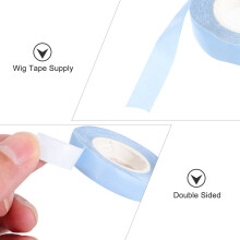 1Rol Fiber Wig Tape Met Comfortabele Plaklaag Voor Dun Haar