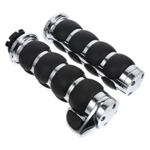 1Paar Aluminium Motorfiets Handvat Anti-Slip Motorbike Handle Grips