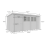 14 x 8 Pent Shed Tanalised (Double Door, With Windows) 4
