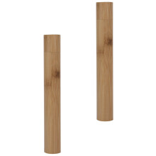 2St Bamboe Tandenborstelhouder Voor Outdoor Gebruik