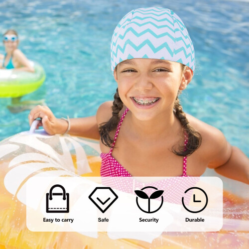 1St Kind Zwemcap Waterdicht Elastisch Nylon Badmuts