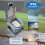 Outdoor Socket Waterproof Socket 1-Way Outdoor Socket IP66 with  Indicator Light and Hinged Lid Lockable EU Plug 3