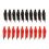 20 Pcs Black Red Soft Plastic Coated Testing Probe Alligator Test Clip 1