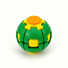 (Green)Stress Management Toy With Rotating Pressing Actions For Work And Study Travel
