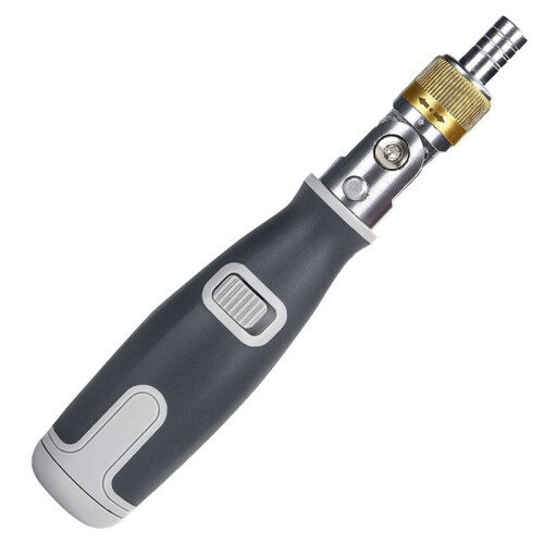 10-In-1 Gray Screwdriver Set Bidirectional Ratchet Deformation Multi-Angle Special-Shaped Screwdriver with Batch