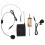 Wireless Microphone System,Wireless Microphone Set With Headset & Lavalier Lapel Mics Beltpack Transmitter Receiver 1