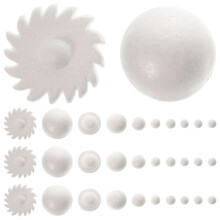 4Sets Onvoltooide Solar System Balls Kit Voor Kinderknutselen
