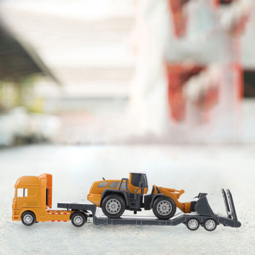 1Set Engineering Truck Model Speelgoed Voor Kids 2