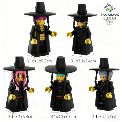(Set B)Demon Hunter Assembly Kit With Abs Plastic For Kpop Fans And Collecting Creative