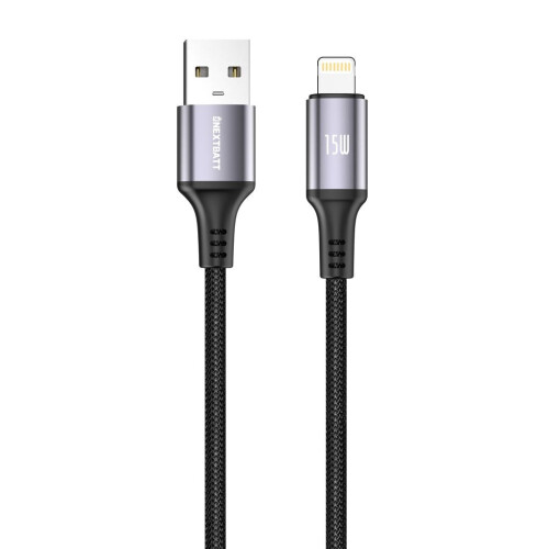 Kabel NEXTBATT USB-A na Lightning 15W, 1m - černý
