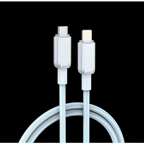 Cavo SiGN da USB-C a Lightning 30W, 1m - Blu