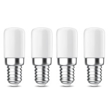 Fridge Bulb, 1.5W E14 LED Light Bulb, 150LM Cool White 3000K Saving Light Bulbs, for Fridge, Cooker Hood 4 Pack