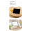Tablet Bracket Holder Adjustable Folding Stand Transparent Acrylic Tablet Desktop Support Yellow 8