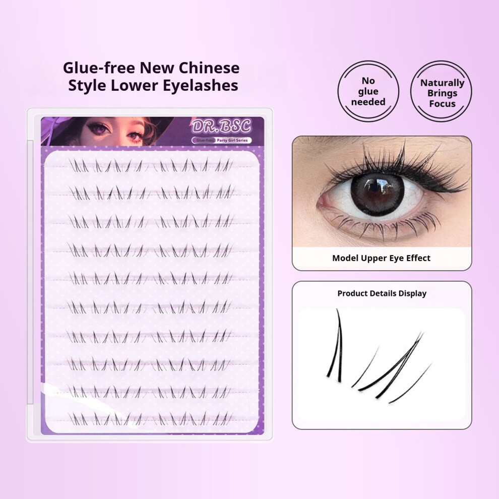 Reach-Tools (Glue Free) 5-7Mm Handmade False Eyelashes For Daily Use