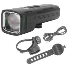 Digital Display Bicycle Front Light High Lightness Aluminum Headlight MTB Bike Flashlight Lamp for Night Cycling Safety