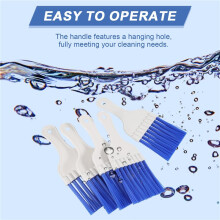 16PCS Air Conditioner Condenser Cleaning Brush Refrigerator Coil Brush HVAC Coil Cleaning Small Plastic Stirring Brush