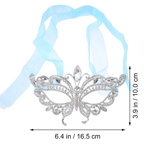 1St Dames Kant Masker Wit Feest Halloween Cosplay Accessoire 1