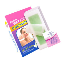 1Set Groene Wax Strips Voor Thuisgebruik, Wegwerp Depilatie Papier