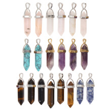 20St Kristallen Hangers Voor DIY Sieraden Mix Kleuren En Metaal