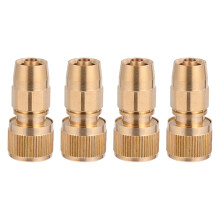 4Stmessing Waterpijp Koppelingen Snelsluiter Tuinslang Adapter