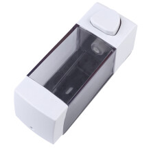 1St Witte Badkamer Zeepbak ABS Met Drukdispenser