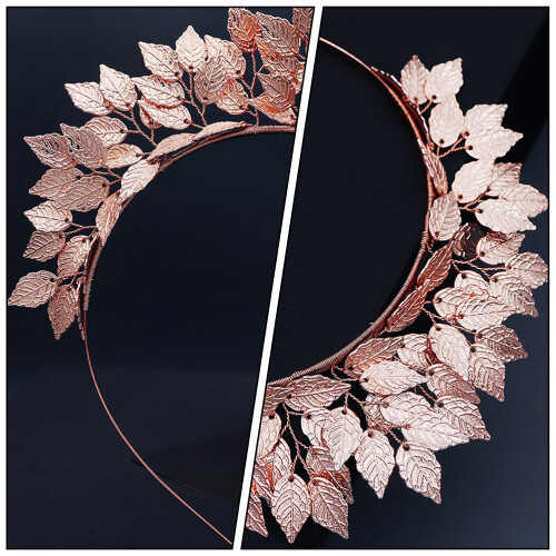 1St Gouden Bruiloft Tiara Haarhoop Fijn Accessoire 2