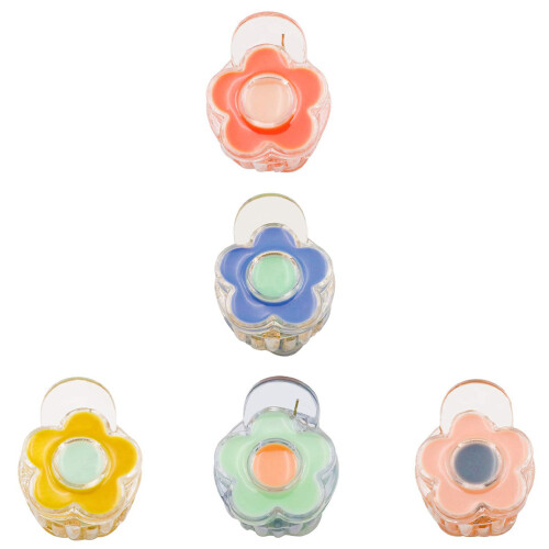 5St Plastic Haarclip Haarspeld Accessoires Kleurrijk