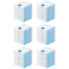 Vacuum Bags for Clothes - Pack of 60 40 X 30 cm Reusable Storage Bags Vacuum Bags with Seal and Space Saving Travel Bags