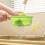 Hollow Drain Basket Kitchen Multifunctional Double-Layer Fruit and Vegetable Portable Basket Kitchen Storage A 9