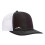 Unisex verstellbare Polyester-Baseballkappe,-Schwarz und Weiß 1
