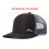 Unisex verstellbare Polyester-Baseballkappe,-Schwarz und Weiß 6