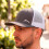 Unisex verstellbare Polyester-Baseballkappe,-Schwarz und Weiß 7