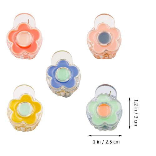 5St Plastic Haarclip Haarspeld Accessoires Kleurrijk 1