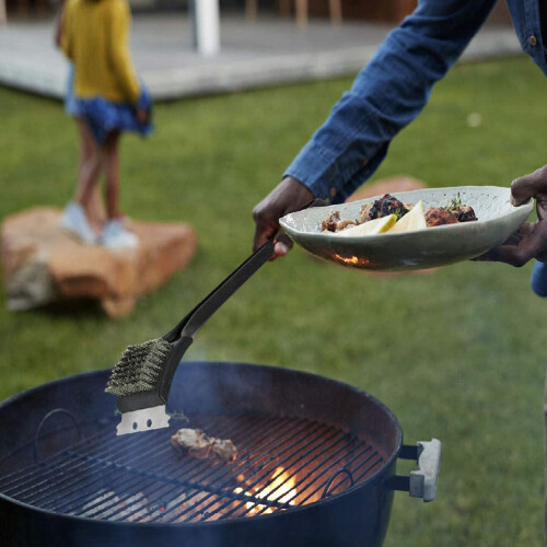 4St Lichtgewicht Rvs Grillborstel Vlamvertragend En Efficiënt 2