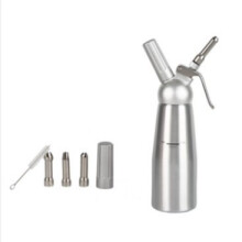 500ml Stainless Steel Cream Foamer Inlaid Vase Reusable For Baking Pastry Decorating