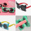 6St Kinderfeest Bril ABS Fun Feestglas Foto Props 4